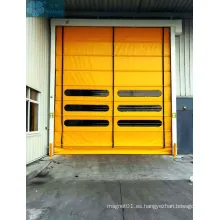 Puerta de apilamiento de PVC automática de alta velocidad industrial